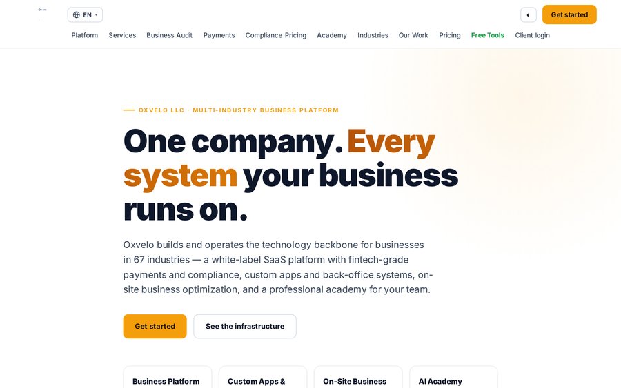 Oxvelo — this website