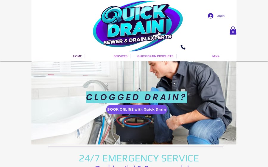 Quick Drain NY — original website